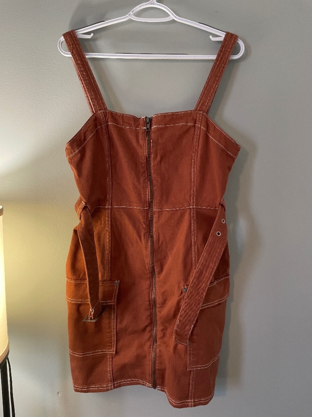 NWT H&M DIVIDED -  BROWN  DRESS
